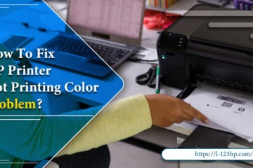 hp printer not printing color