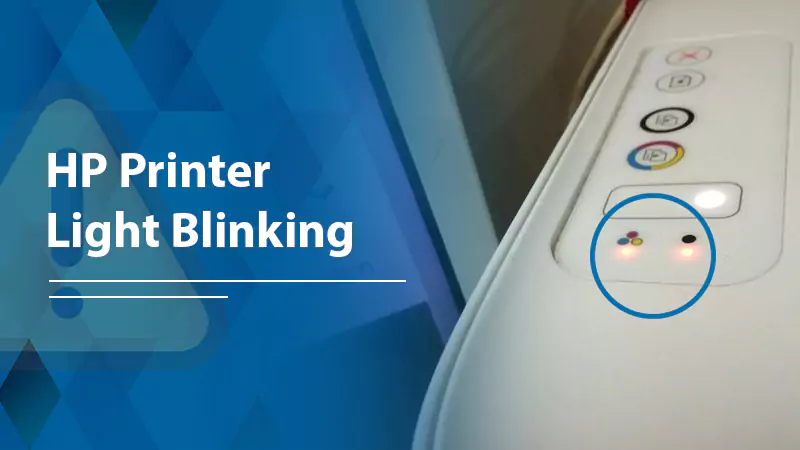 HP Printer Light blinking
